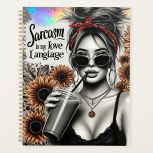 Sarcasme est ma langue d'amour sassy femme drôle d
