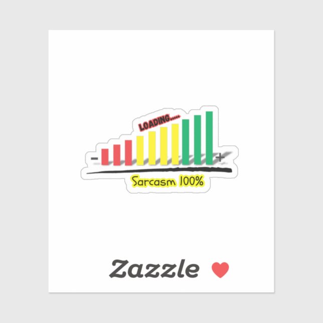 SarcasmMeter Aufkleber (Blatt)