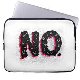 Sarcastic antisocial komische No Typografy Laptopschutzhülle