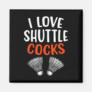 Sarcastic Badminton Player Spiel Match Spaß Joke Magnet
