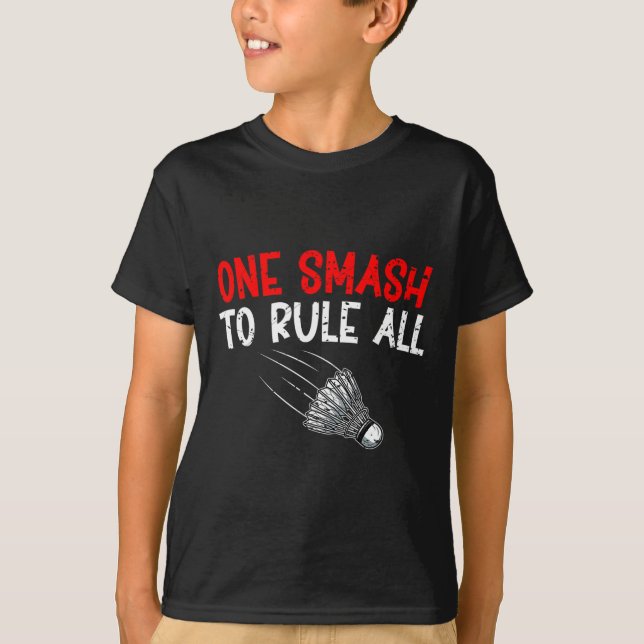 Sarcastic Badminton Player Spiel Match Spaß Joke T-Shirt (Vorderseite)