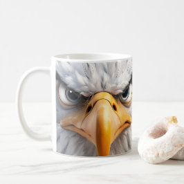 Sarcastic Bald Eagle Face Tasse