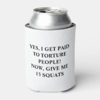 Sarcastic Black Text Personal Trainer Spaß