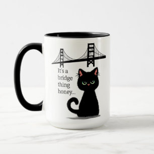 Sarcastic Cat "Komm über dich selbst" beleidigend  Tasse