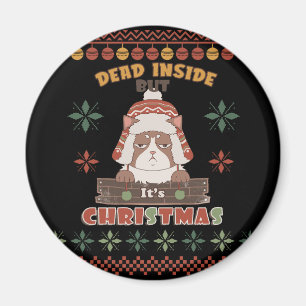 Sarcastic Christmas Dog - Ugly Sweater Inspiriert Magnet