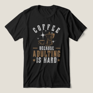 Sarcastic Coffee Quote - Motivation für den Vormit Tri-Blend Shirt