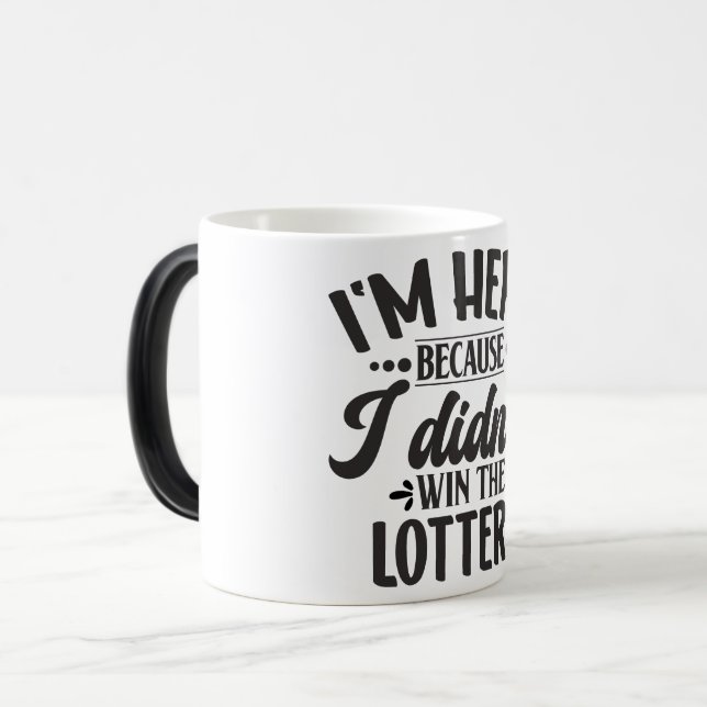 Sarcastic Coffee Quotes Verwandlungstasse (Vorderseite Links)