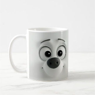 Sarcastic Dog Face 3D Kaffeetasse
