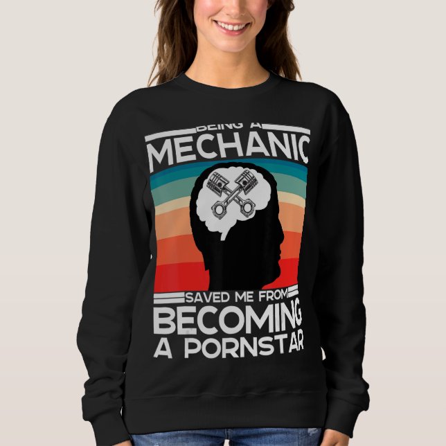 Sarcastic Erwachsene präsentieren Diesel Garage Me Sweatshirt (Vorderseite)