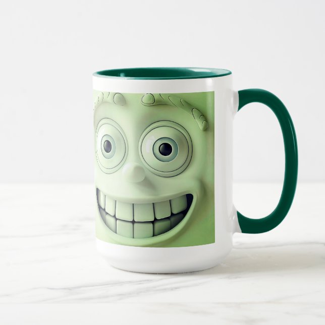 Sarcastic Face 3D Mug Wrap – Happiness is a Choice Tasse (Rechts)