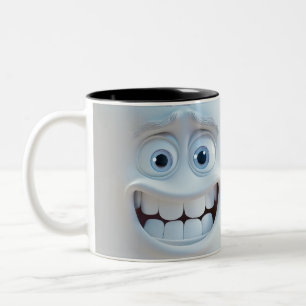 Sarcastic Face 3D-Tasse Zweifarbige Tasse