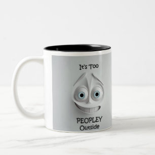 Sarcastic Face 3D-Tasse Zweifarbige Tasse