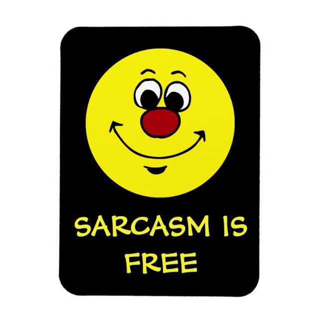 Sarcastic Face Grumpey Magnet (Vertikal)