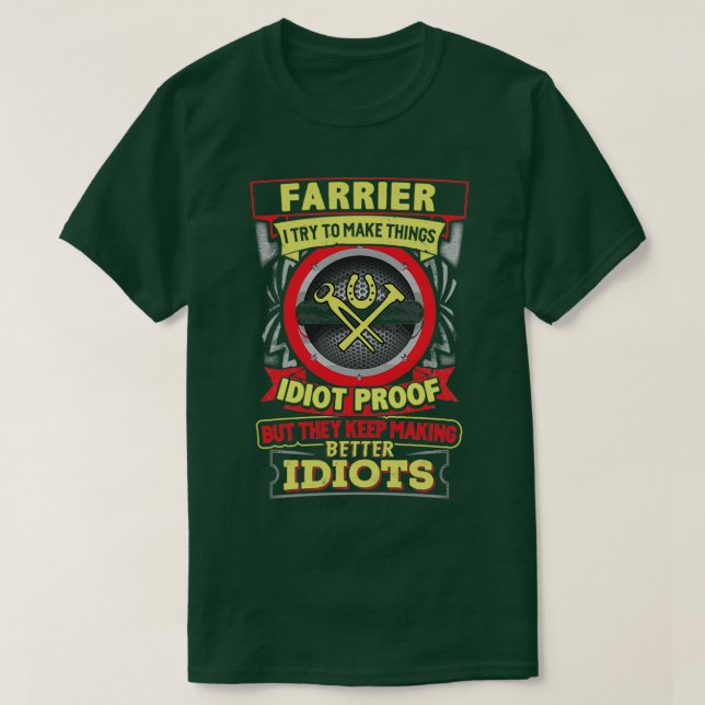 Sarcastic Farrier T T-Shirt (Design vorne)