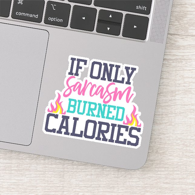 Sarcastic Funny Sarcasm Die Cut Sticker Decal (Detail)