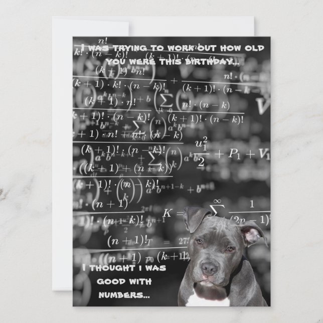 Sarcastic Geburtstag Karte (Vorderseite)