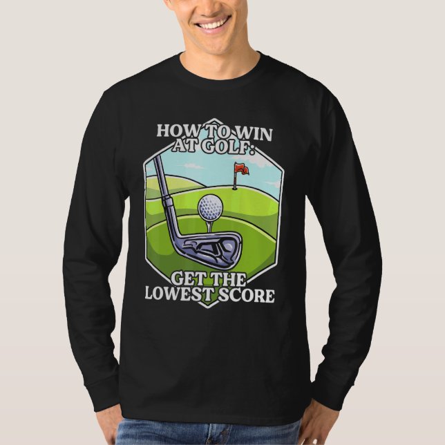 Sarcastic Golf Inspiriert Golf Sarcasm Verwandter  T-Shirt (Vorderseite)