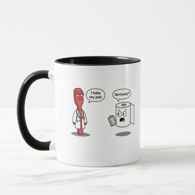 Sarcastic Humor Graphic Doctor Funny Sassy Meme Tasse (Links)