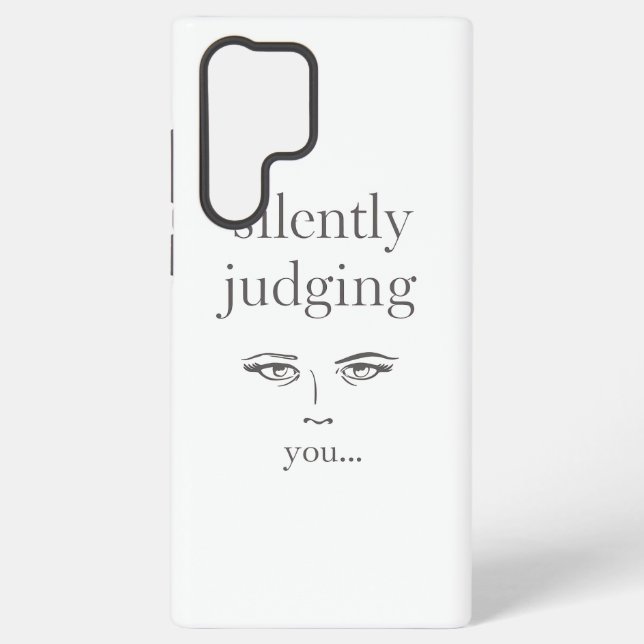 Sarcastic Minimalist Introvert Humor Samsung Galaxy Hülle (Rückseite)