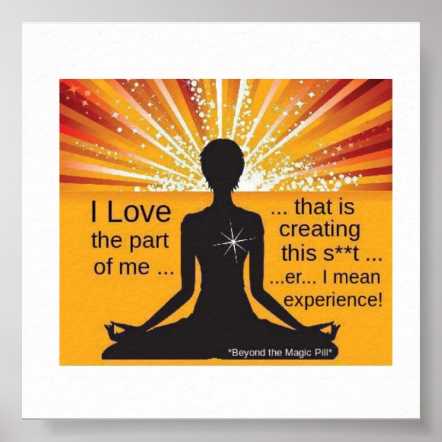 Sarcastic Motivierend Poster (Vorne)