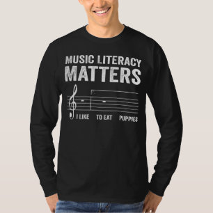 Sarcastic Music Literacy spielt eine Rolle, die ic T-Shirt