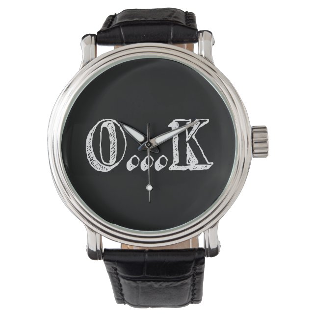 Sarcastic OK Armbanduhr (Vorderseite)