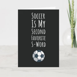 Sarcastic Soccer Cards Boys Sport für ihn lustig Karte