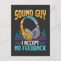 Sarcastic Sound Guy Headphones DJ Sound Engineer