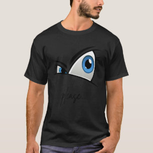 Sarcastic Spaß Sideway Side Stink EYE T-Shirt