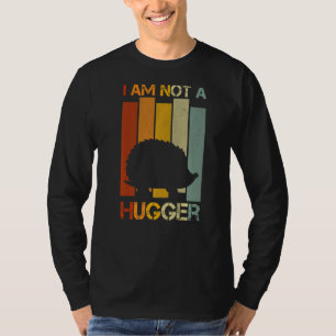 Sarcastic Sprichwort Ich bin kein Hugger Graphic V T-Shirt