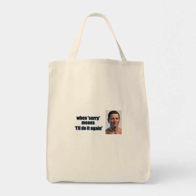 Sarcastic Tote Bag Tragetasche (Vorne)