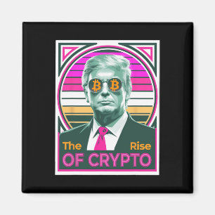 Sarcastic Trump der Aufstieg von Crypto Bitcoin Ki Magnet