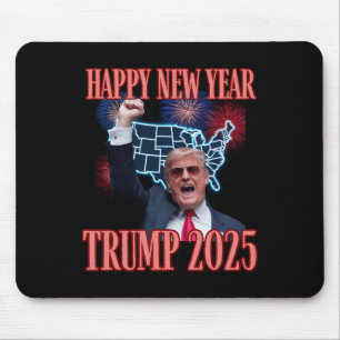 Sarcastic Trump glücklich Neues Jahr 2025 47. Präs Mousepad