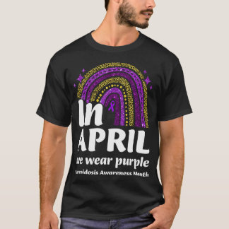 Sarcoidose Awareness Mon April tragen wir lila rai T-Shirt