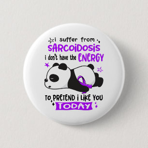 Sarcoidose Awareness Month Ribbon Geschenke Button