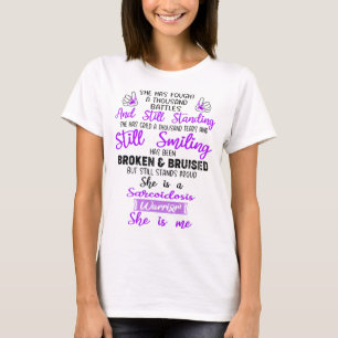 Sarcoidose Awareness Ribbon Support Geschenke T-Shirt
