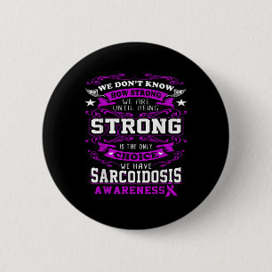 Sarcoidose Awareness T Shirt for women_men Button