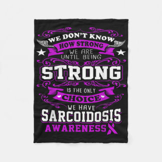 Sarcoidose Awareness T Shirt for women_men Fleecedecke