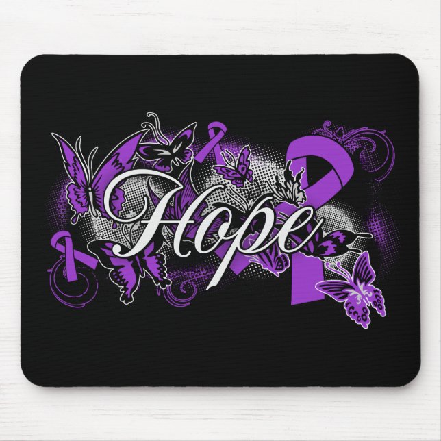 Sarcoidosis Hope Garden Ribbon Mousepad (Vorne)