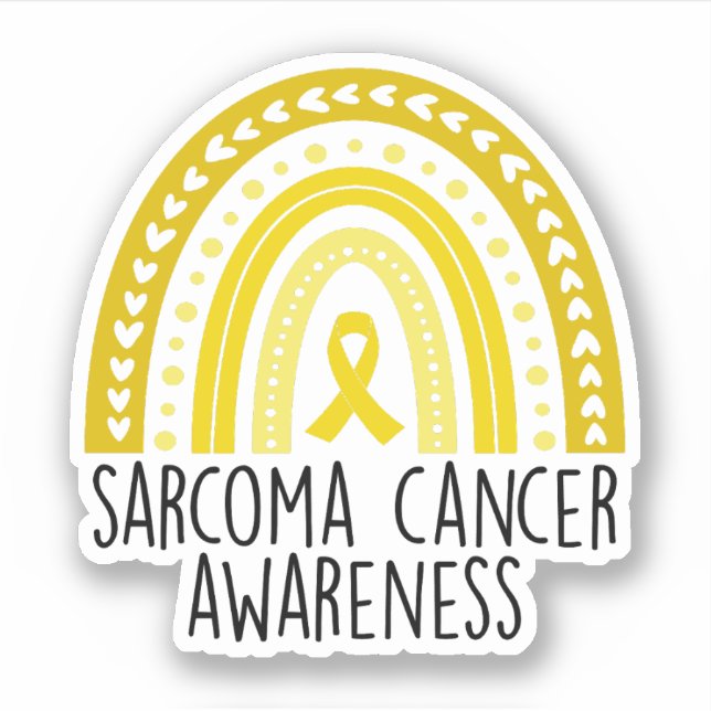 Sarcoma Cancer Awareness - Sarcoma Cancer Aufkleber (Vorderseite)