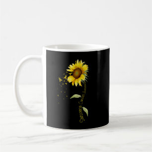 Sarcoma Cancer Awareness Sunflower Kaffeetasse
