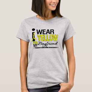 Sarcoma Ich trage eine gelbe Schleife für meinen F T-Shirt