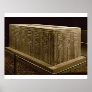 Sarcophagus aus Abu Roach (Kalkstein) (siehe auch  Poster