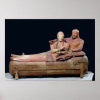 Sarcophagus eines verheirateten Paares, 525-500 v.