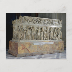 Sarcophagus mit Fries der Neunen Musen Postkarte