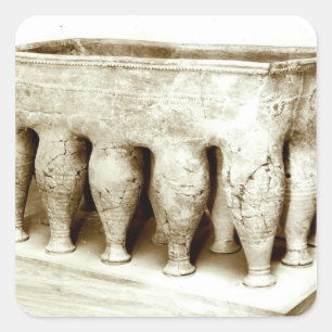 Sarcophagus Quadratischer Aufkleber
