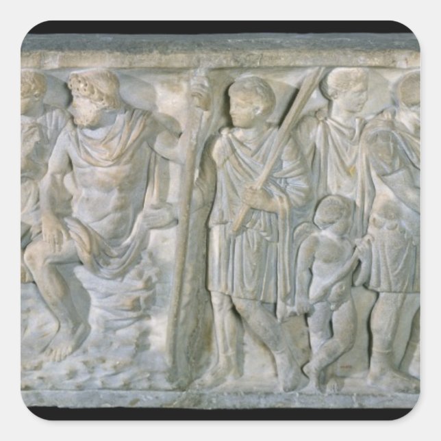 Sarcophagus Quadratischer Aufkleber (Vorderseite)