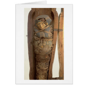 Sarcophagus und Mumifizierter Körper von Psametik