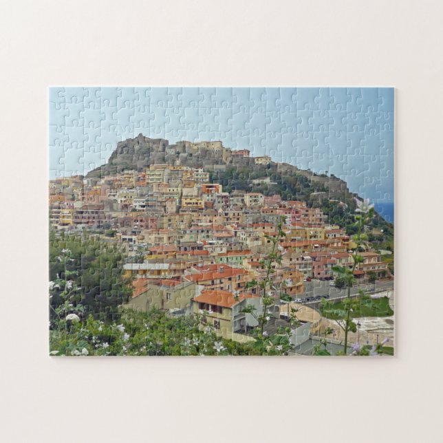 Sardaigne Castelsardo vue puzzle (Horizontal)