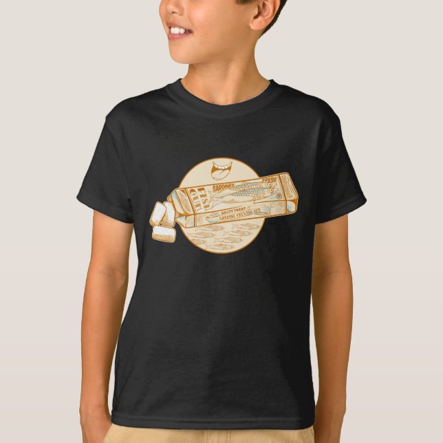 Sardine-aromatisierter Kaugummi T-Shirt (Vorderseite)